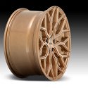 Niche Mazzanti M263 Brushed Platinum Bronze Custom Wheels 3